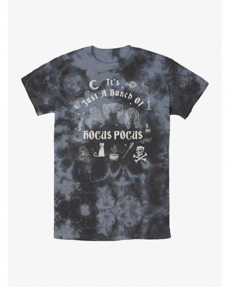 Disney Hocus Pocus Witchcraft Tie-Dye T-Shirt $11.14 T-Shirts