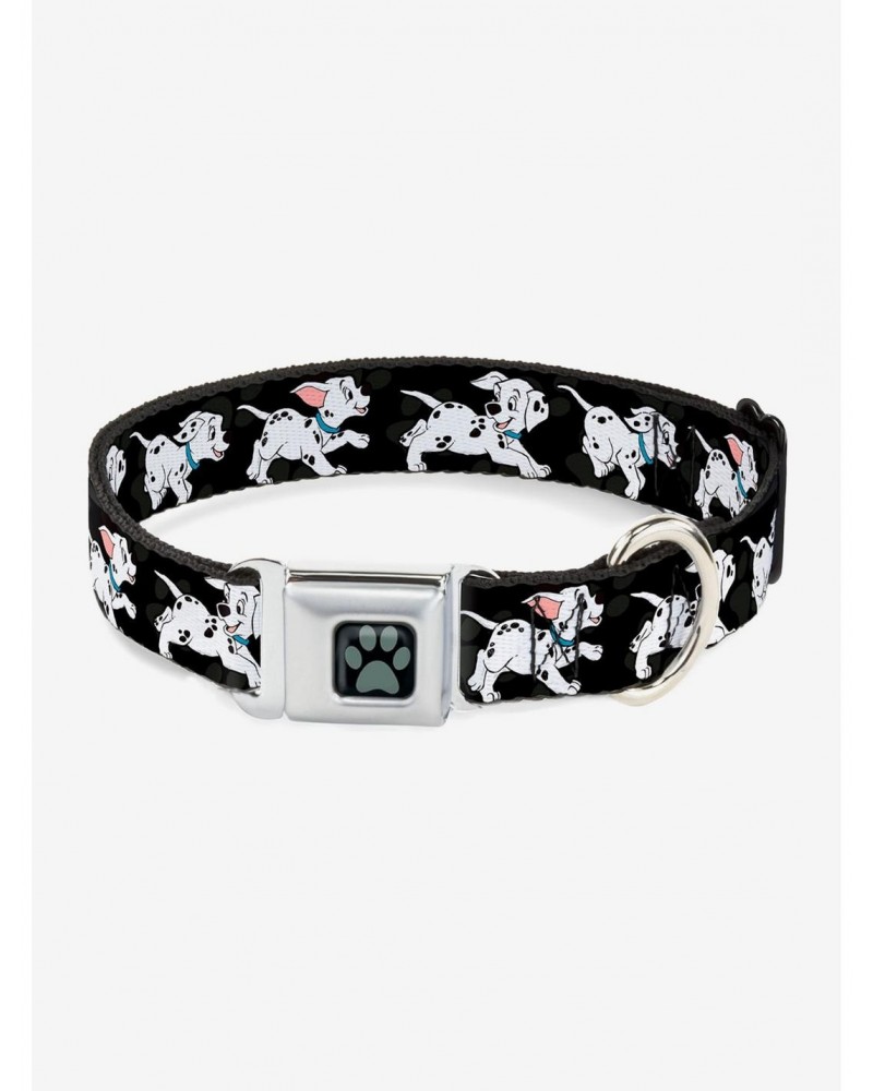 Disney 101 Dalmatians Running Paws Seatbelt Buckle Pet Collar $12.20 Pet Collars