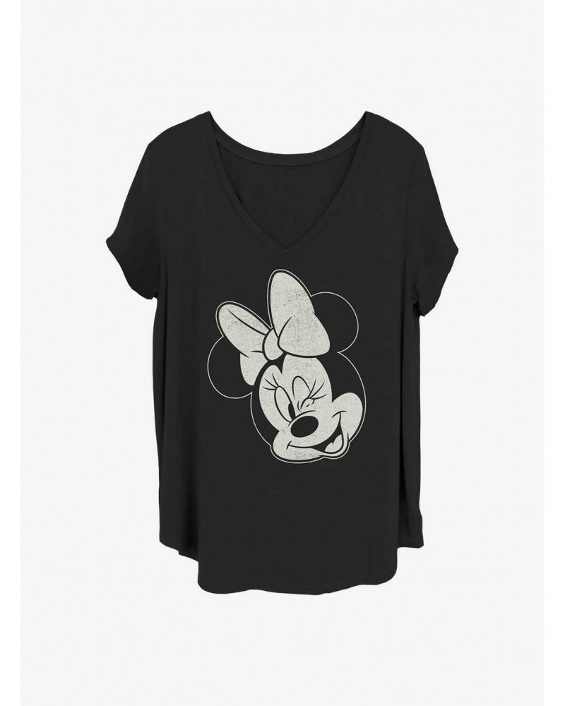 Disney Minnie Mouse Minnie Wink Girls T-Shirt Plus Size $12.43 T-Shirts