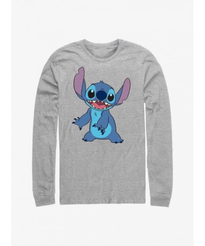 Disney Lilo & Stitch Smile Pose Long-Sleeve T-Shirt $12.83 T-Shirts