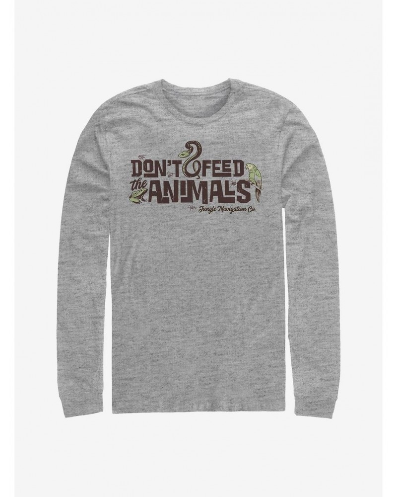 Disney Jungle Cruise Don't Feed The Animals Long-Sleeve T-Shirt $9.87 T-Shirts