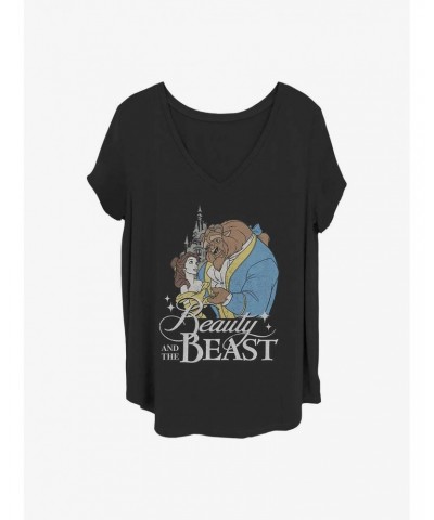 Disney Beauty and the Beast Classic Poster Girls T-Shirt Plus Size $10.98 T-Shirts