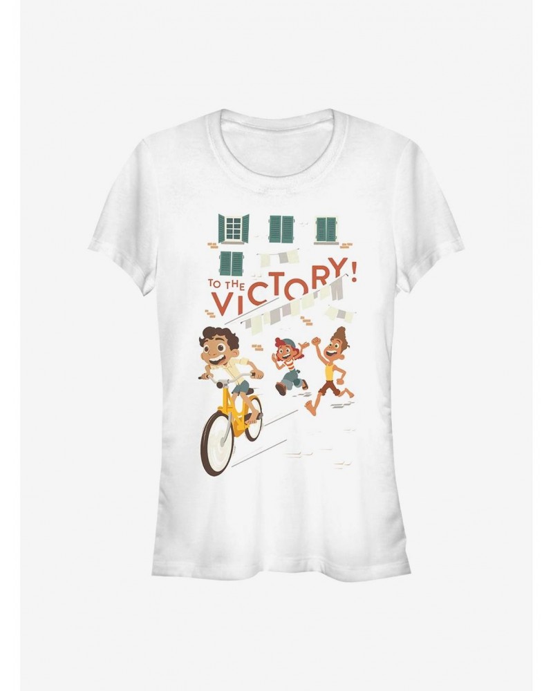 Disney Pixar Luca To The Victory Girls T-Shirt $9.96 T-Shirts