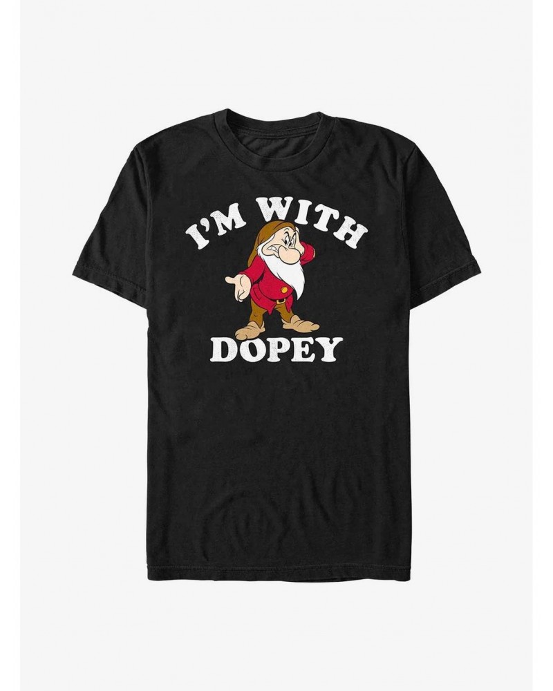 Disney Snow White and the Seven Dwarfs I'm With Dopey T-Shirt $11.95 T-Shirts