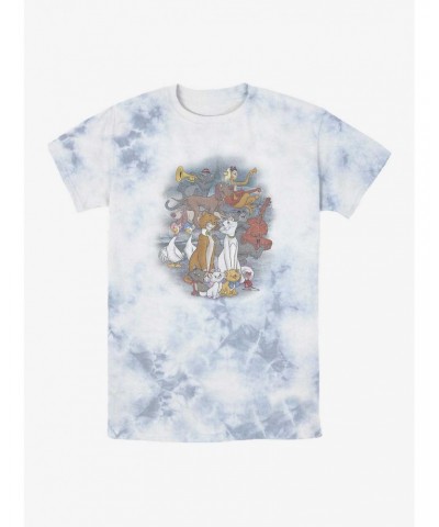 Disney Aristocats Family Portrait Tie-Dye T-Shirt $12.43 T-Shirts