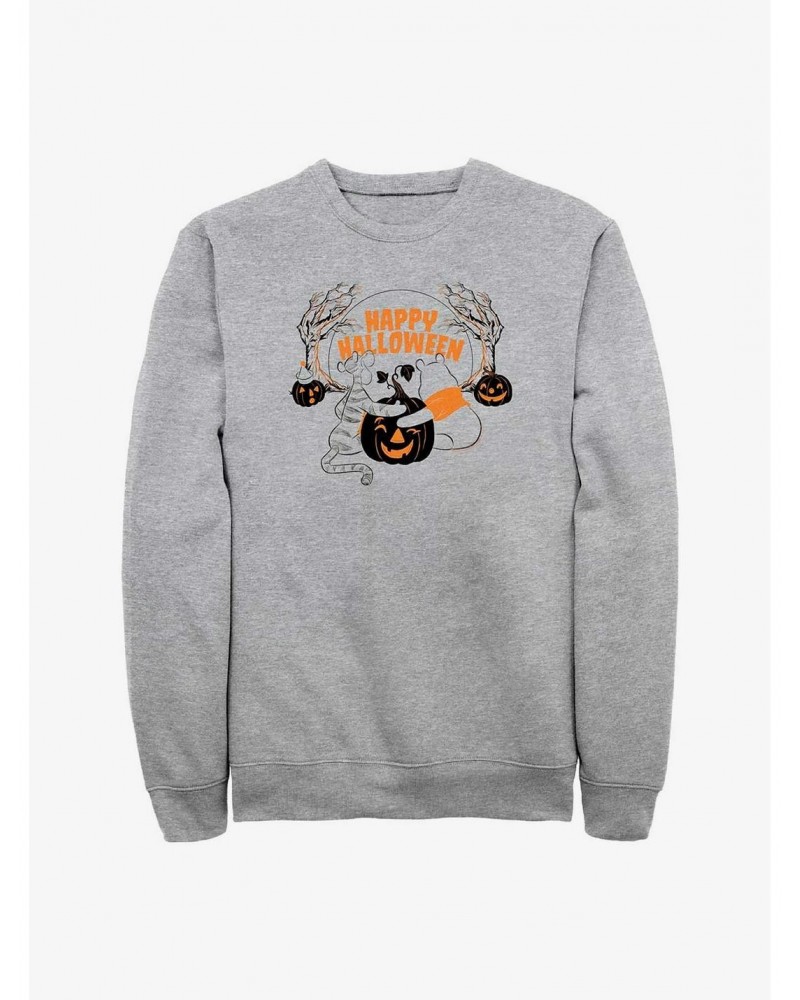 Disney Winnie The Pooh Halloween Friends Sweatshirt $14.76 Sweatshirts