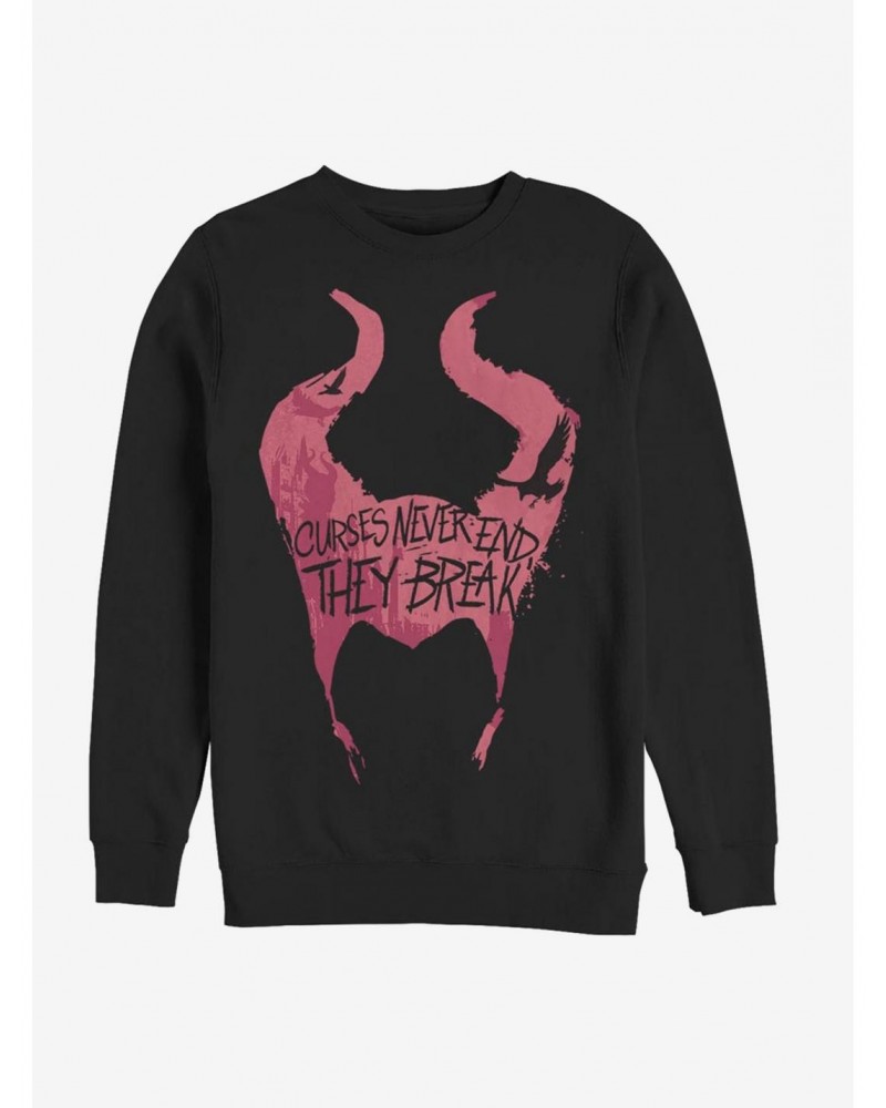 Disney Maleficent: Mistress Of Evil Curses Break Sweatshirt $18.45 Sweatshirts