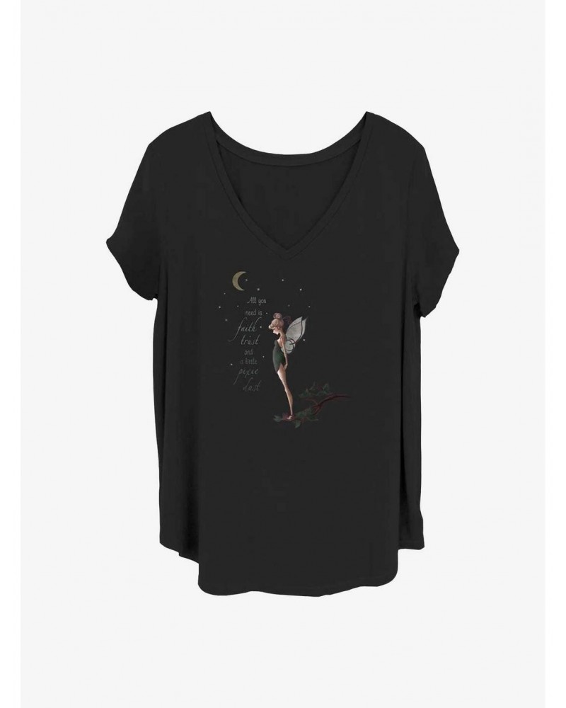 Disney Tinker Bell Tink Fall Girls T-Shirt Plus Size $10.98 T-Shirts