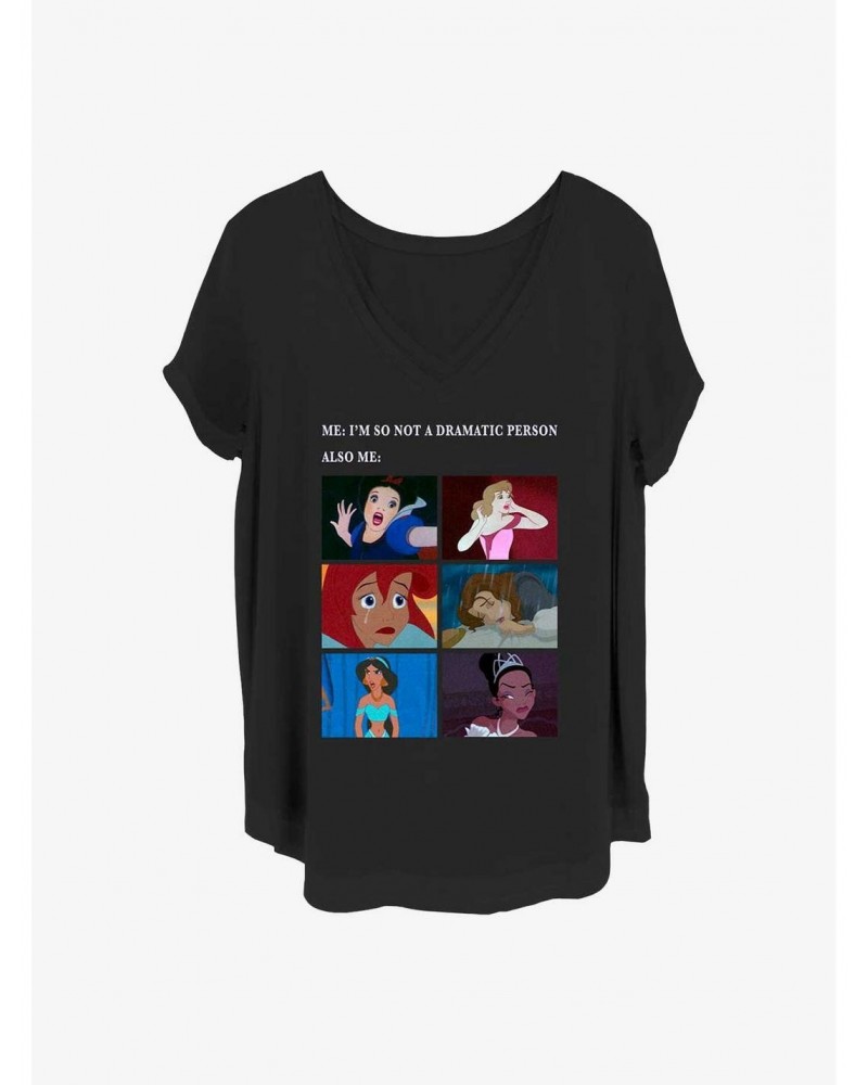 Disney Princesses Drama Meme Girls T-Shirt Plus Size $14.45 T-Shirts