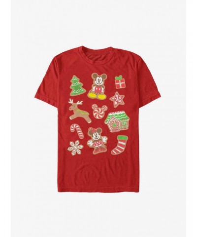 Disney Mickey Mouse Gingerbread Mice Extra Soft T-Shirt $14.35 T-Shirts