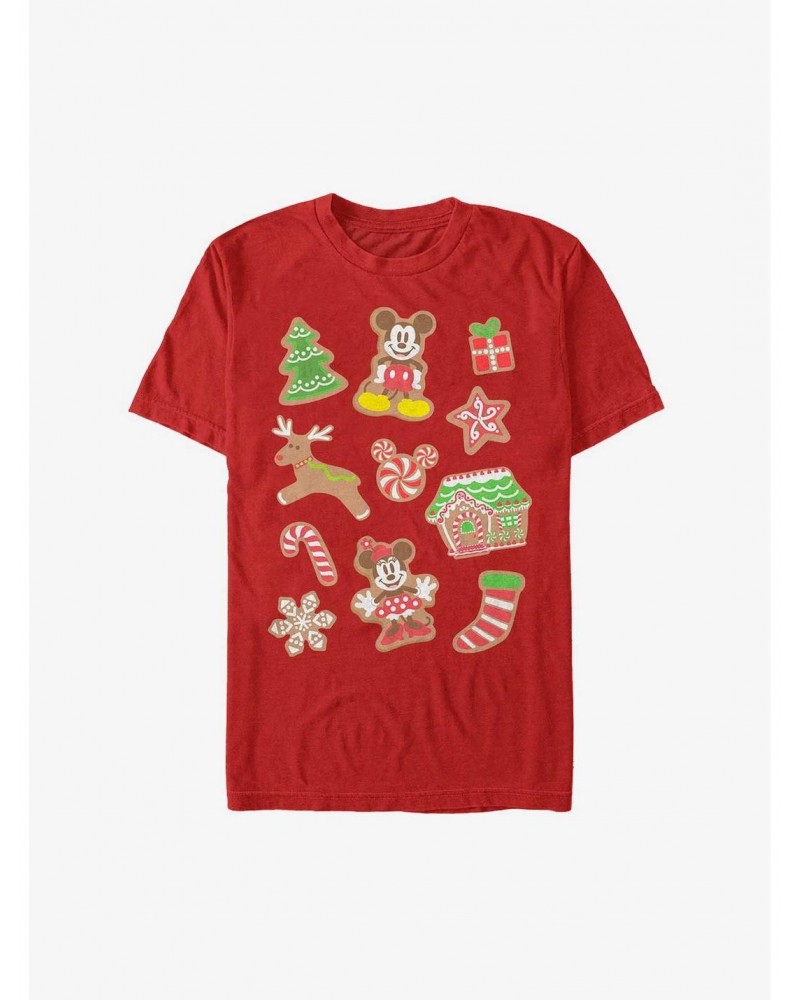 Disney Mickey Mouse Gingerbread Mice Extra Soft T-Shirt $14.35 T-Shirts