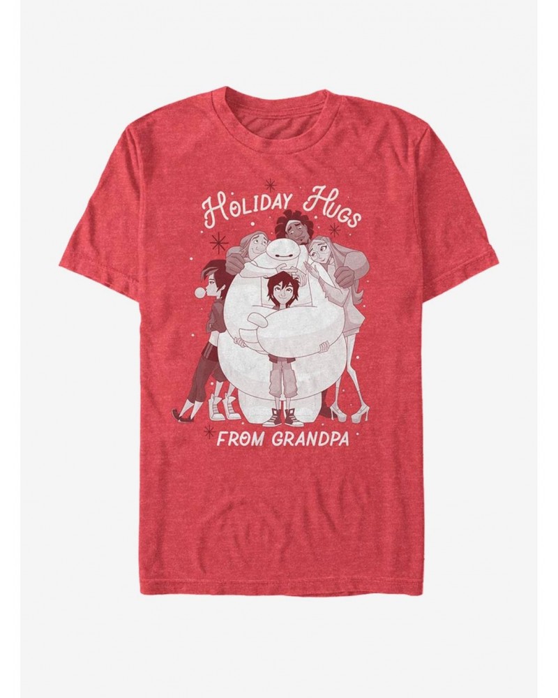 Disney Pixar Big Hero 6 Hugs From Grandpa T-Shirt $10.76 T-Shirts