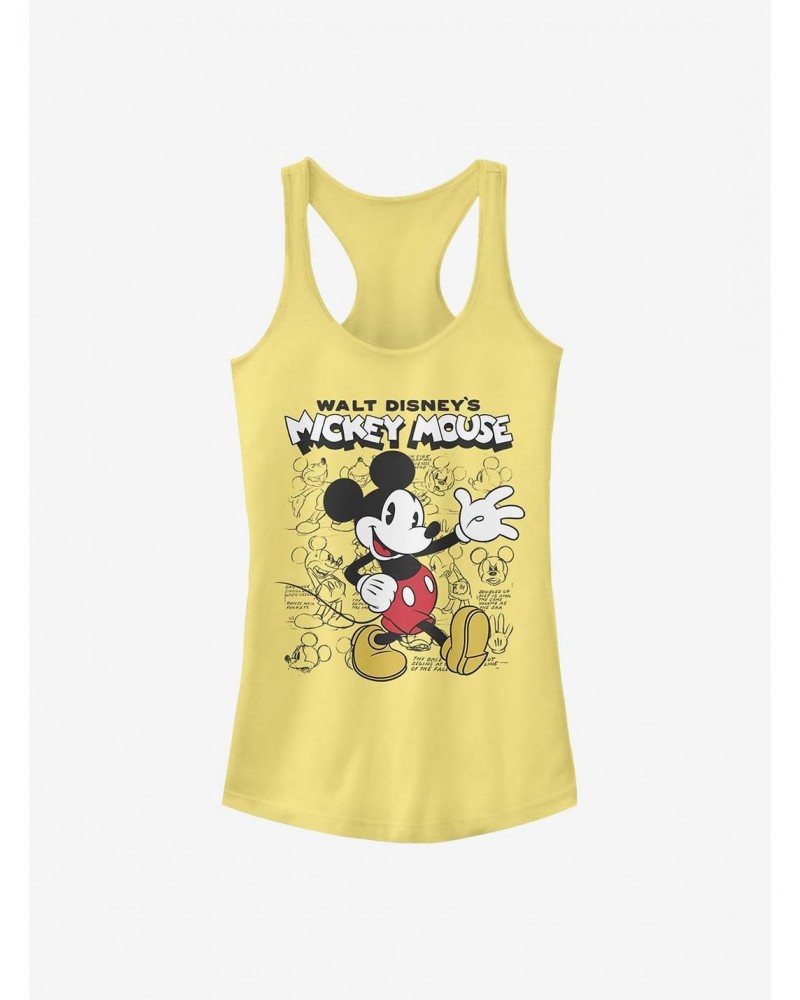 Disney Mickey Mouse Sketchbook Girls Tank $7.47 Tanks