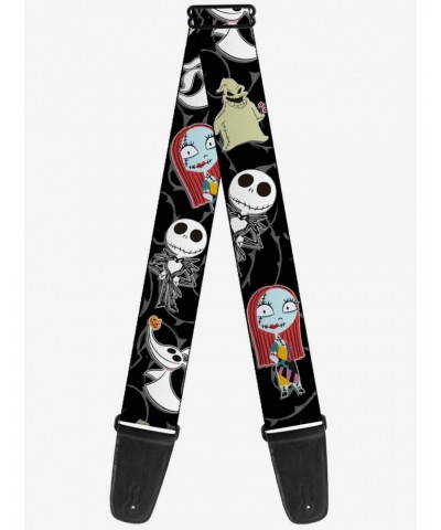 The Nightmare Before Christmas 4 Mini Character Poses Guitar Strap $10.96 Guitar Straps