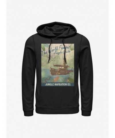 Disney Jungle Cruise Vintage Poster Hoodie $17.51 Hoodies