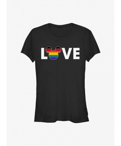 Disney Mickey Mouse Rainbow Love Pride T-Shirt $10.21 T-Shirts