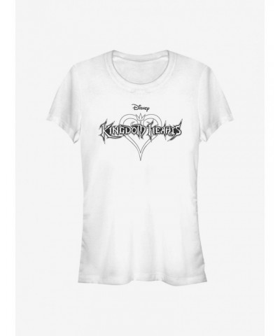 Disney Kingdom Hearts Kingdom Logo Girls T-Shirt $12.45 T-Shirts