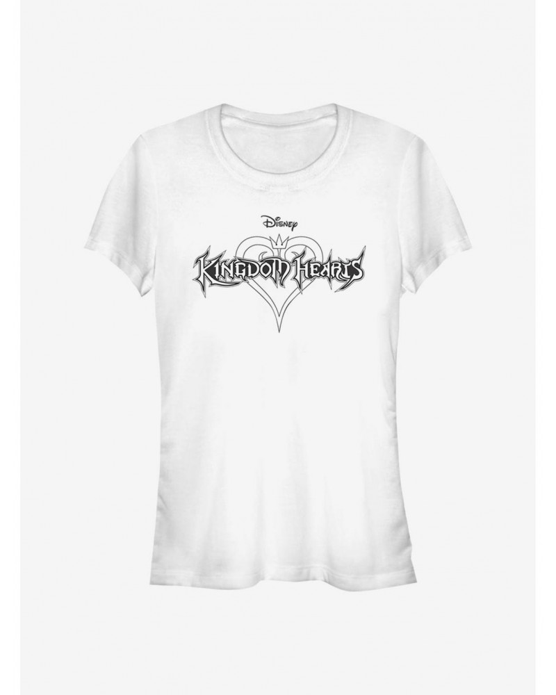 Disney Kingdom Hearts Kingdom Logo Girls T-Shirt $12.45 T-Shirts