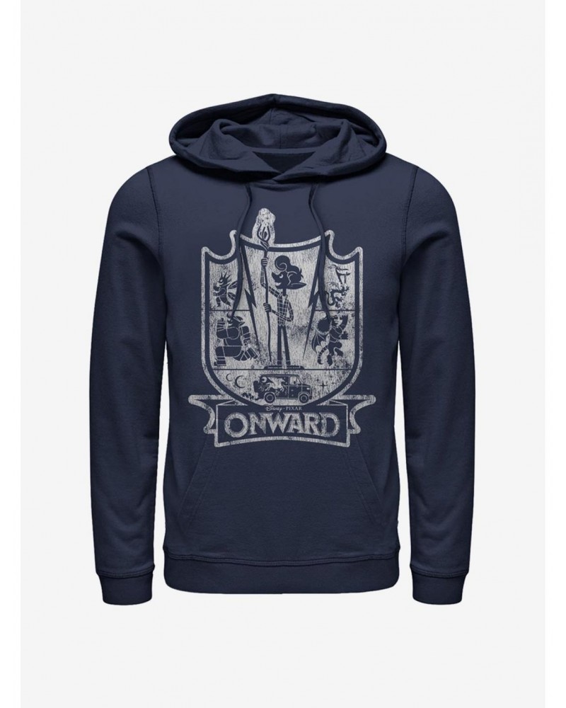 Disney Pixar Onward Crest Hoodie $17.51 Hoodies