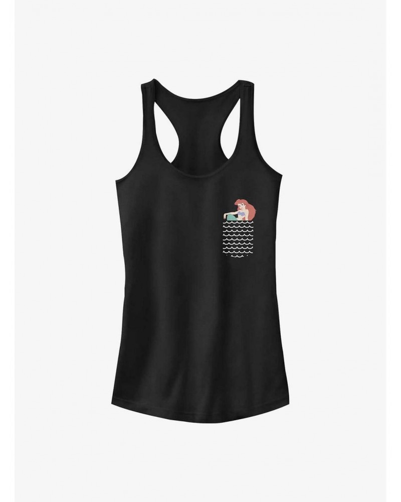 Disney The Little Mermaid Ariel Pocket Waves Girls Tank $8.72 Tanks