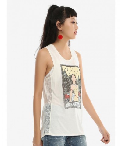 Disney Pocahontas Tarot Card Lace Girls Tank Top $7.60 Tops