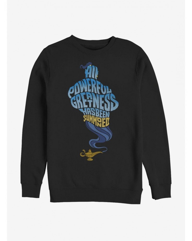 Disney Aladdin 2019 All Powerful Genie Sweatshirt $15.87 Sweatshirts