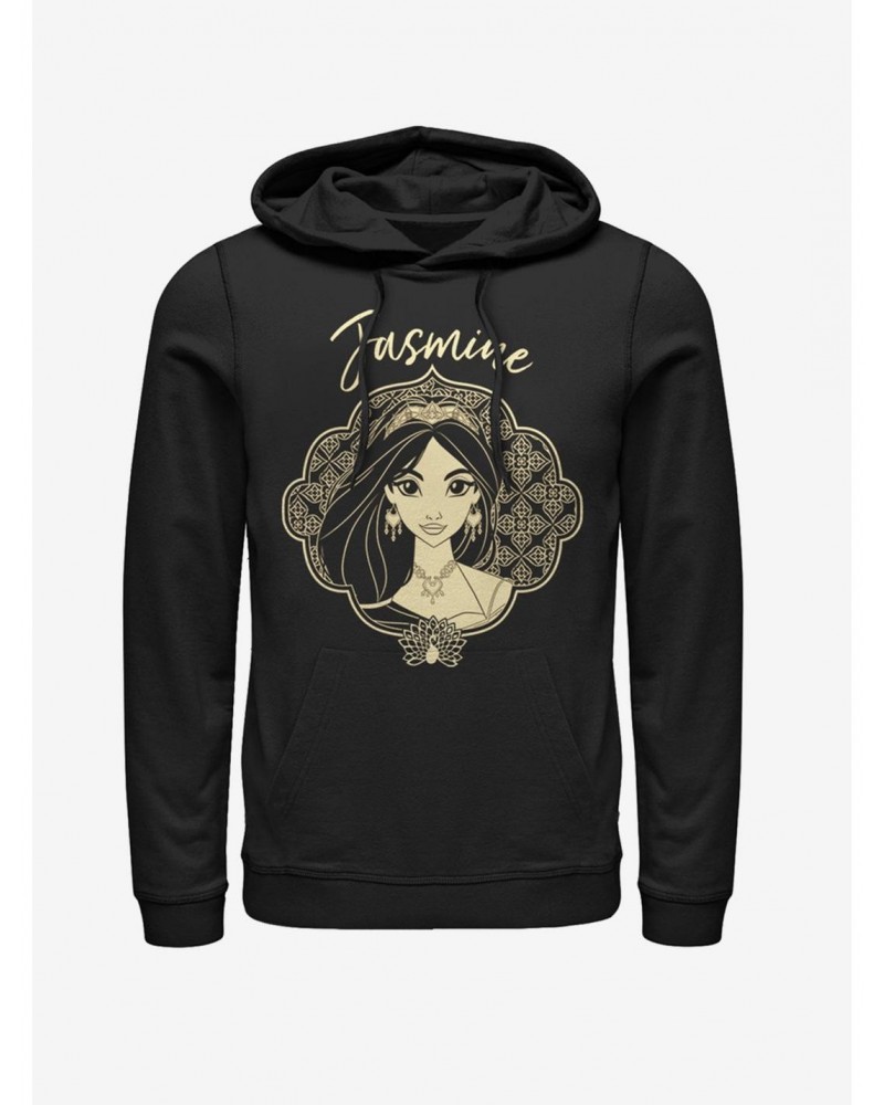 Disney Aladdin 2019 Jasmine Portrait Hoodie $15.27 Hoodies