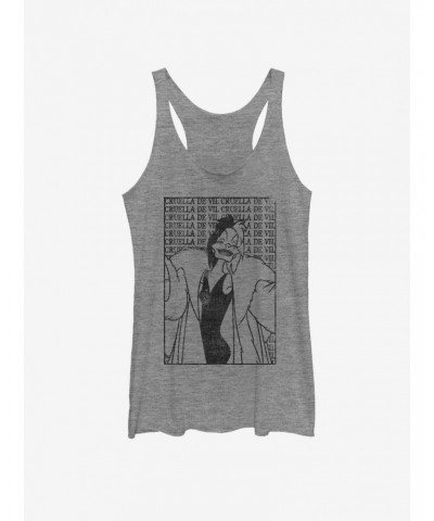 Disney Villains Cruella De Vil Girls Tank $12.69 Tanks