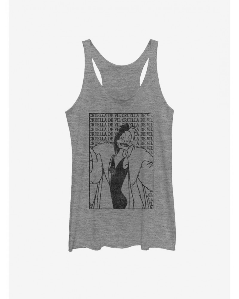 Disney Villains Cruella De Vil Girls Tank $12.69 Tanks