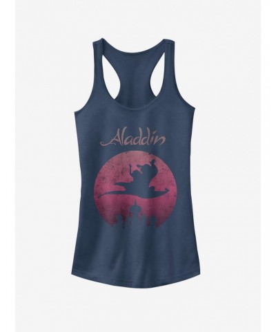 Disney Aladdin Magic Carpet Ride Wave Girls Tank $11.95 Tanks