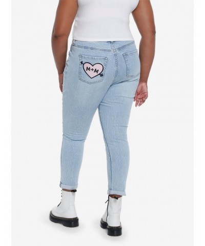 Her Universe Disney Mickey Mouse & Minnie Mouse Mom Jeans Plus Size $23.36 Jeans