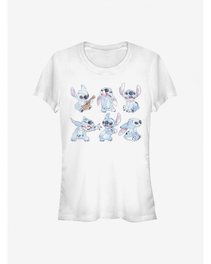 Disney Lilo & Stich Watercolor Girls T-Shirt $11.95 T-Shirts