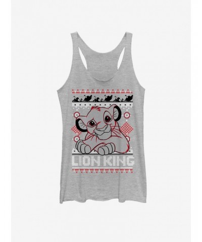 Disney Lion King Simba Holiday Girls Tank $12.95 Tanks