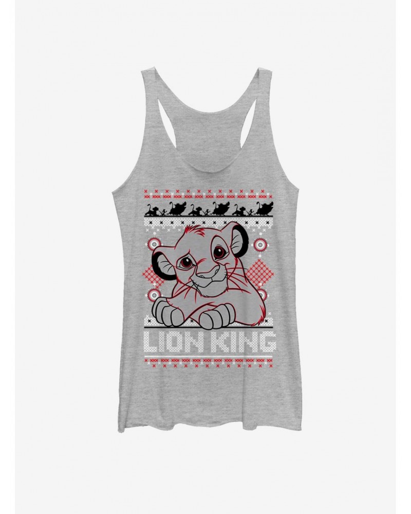 Disney Lion King Simba Holiday Girls Tank $12.95 Tanks