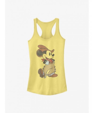 Disney Mickey Mouse Western Mickey Girls Tank $11.95 Tanks