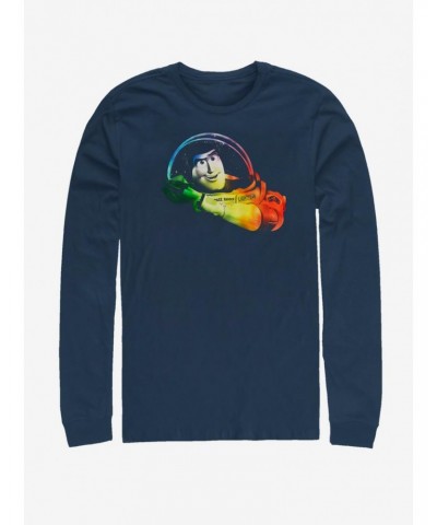 Disney Pixar Toy Story Rainbow Buzz Long-Sleeve T-Shirt $12.50 T-Shirts