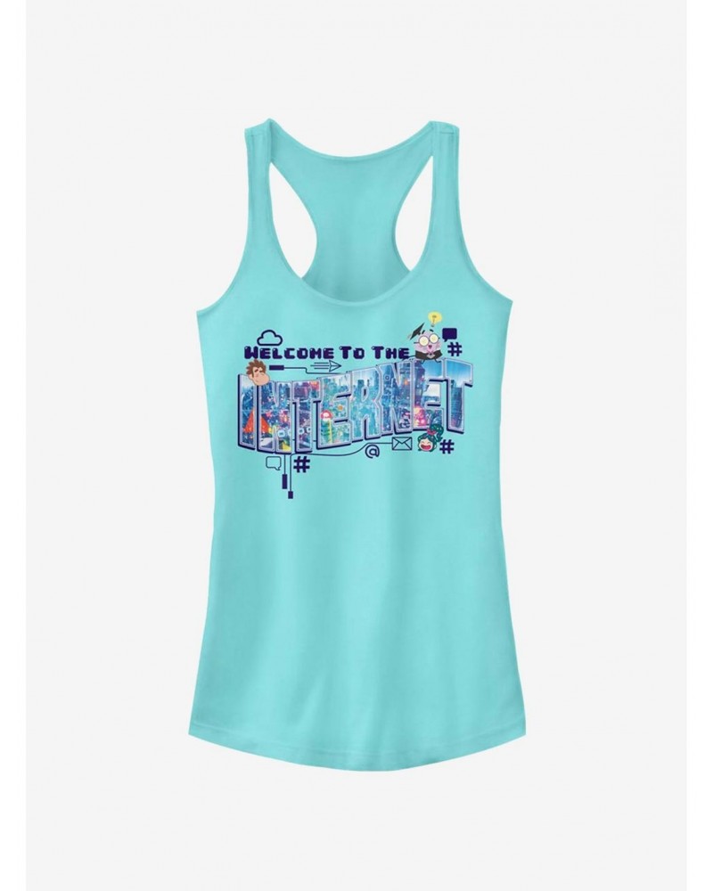 Disney Wreck-It Ralph Internet Welcome Girls Tank $12.45 Tanks