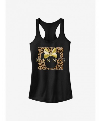 Disney Minnie Mouse Leopard Square Minnie Girls Tank $9.96 Tanks