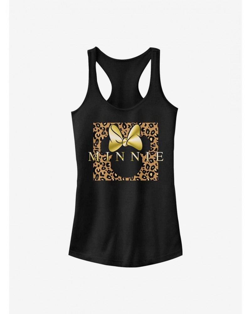 Disney Minnie Mouse Leopard Square Minnie Girls Tank $9.96 Tanks