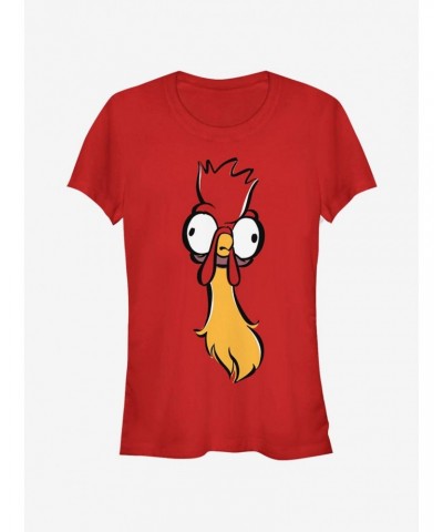 Disney Moana Big Face Hei Hei Girls T-Shirt $12.20 T-Shirts