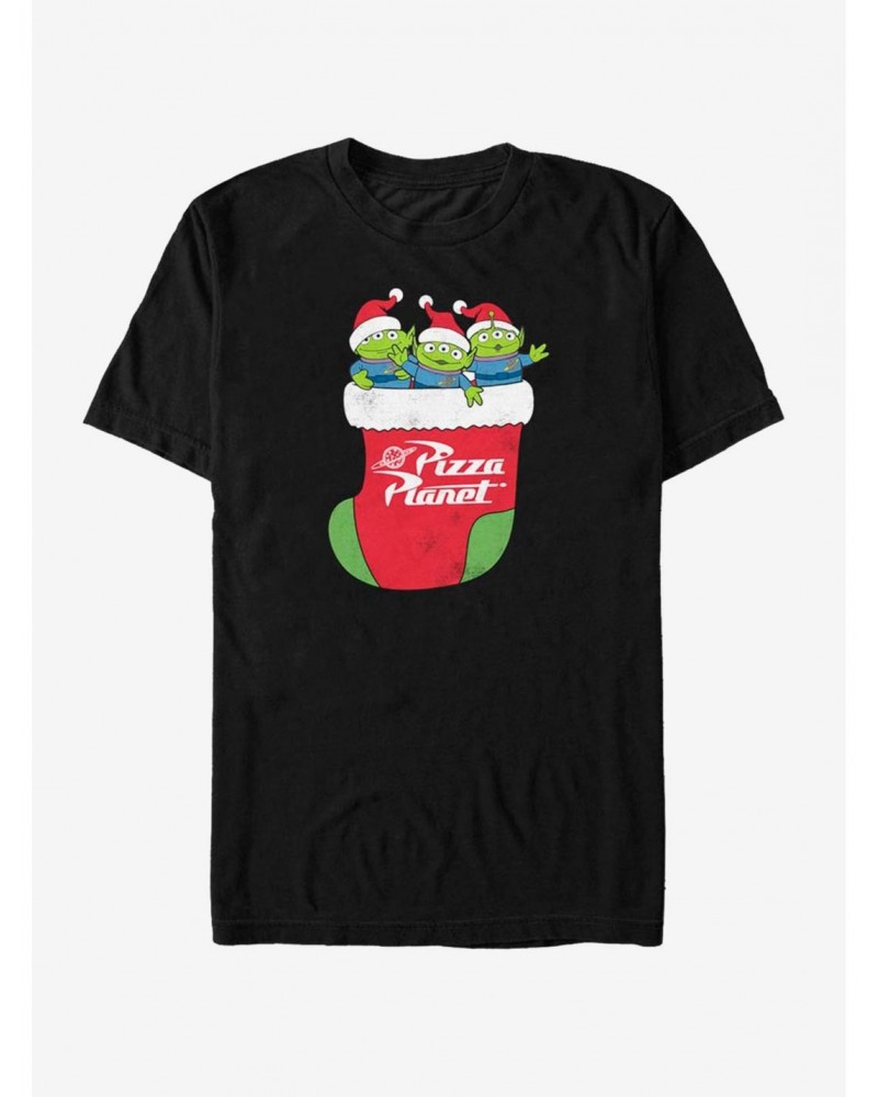 Disney Toy Story Pizza Planet Alien Christmas Stocking T-Shirt $7.97 T-Shirts