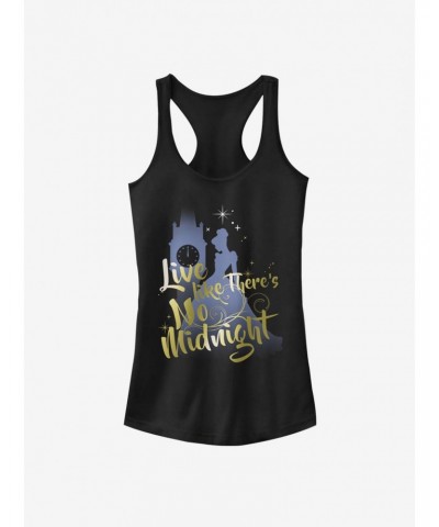 Disney Cinderella Classic Live Like There's No Midnight Girls Tank $8.22 Tanks