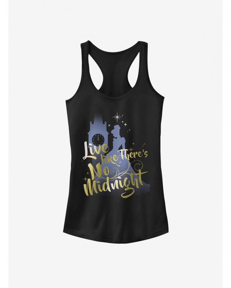 Disney Cinderella Classic Live Like There's No Midnight Girls Tank $8.22 Tanks