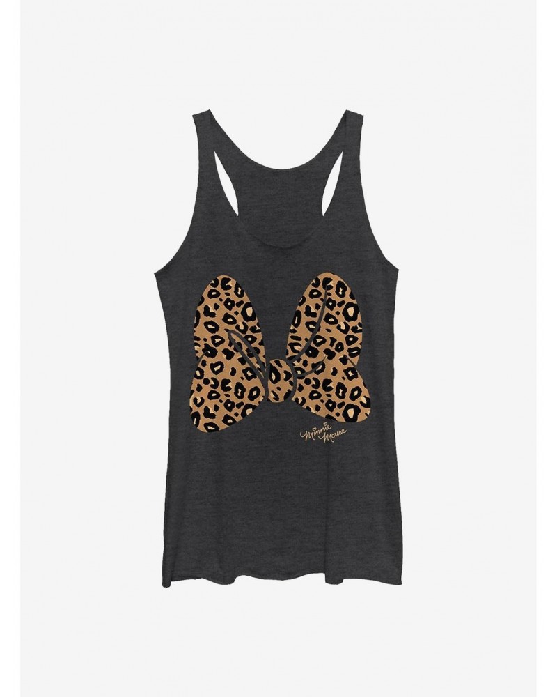 Disney Minnie Mouse Animal Print Bow Girls Tank $11.91 Tanks