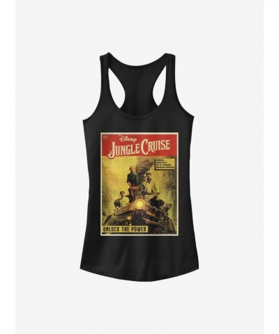 Disney Jungle Cruise Jungle Comic Cover Girls Tank $7.97 Tanks