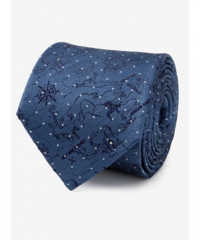 Disney Peter Pan Treasure Map Navy Dot Tie $28.15 Ties