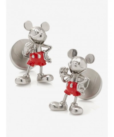 Disney Mickey Mouse Disney 100 Mickey Mouse 3D Enamel Cufflinks $115.47 Cufflinks