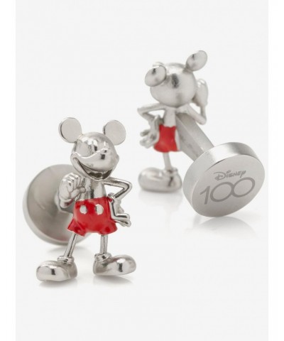 Disney Mickey Mouse Disney 100 Mickey Mouse 3D Enamel Cufflinks $115.47 Cufflinks