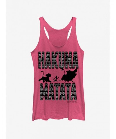 Disney The Lion King Hakuna Print Girls Tank $11.14 Tanks