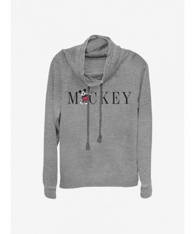 Disney Mickey Mouse Simply Mickey Cowlneck Long-Sleeve Girls Top $14.82 Tops